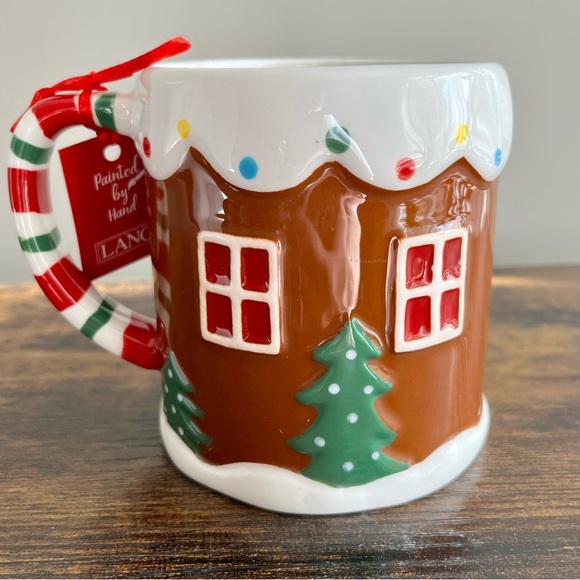 Lang| Christmas Winter Gingerbread House Ceramic Mug - Picture 2 of 3